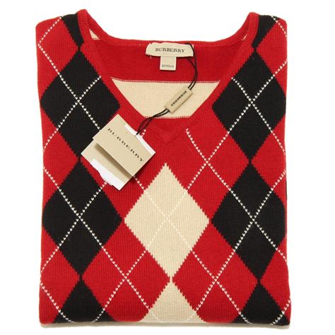 maglia rossa uomo burberry|Designer Menswear .